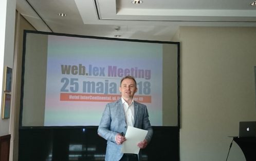 Weblex meeting Rafał Chmielewski